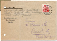 Briefumschlag ohne Inhalt CH 327